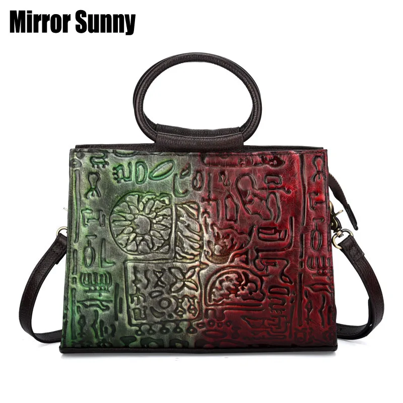 Оригинальная сумка ручной работы из 100% натуральной кожи женские сумки воловьей в