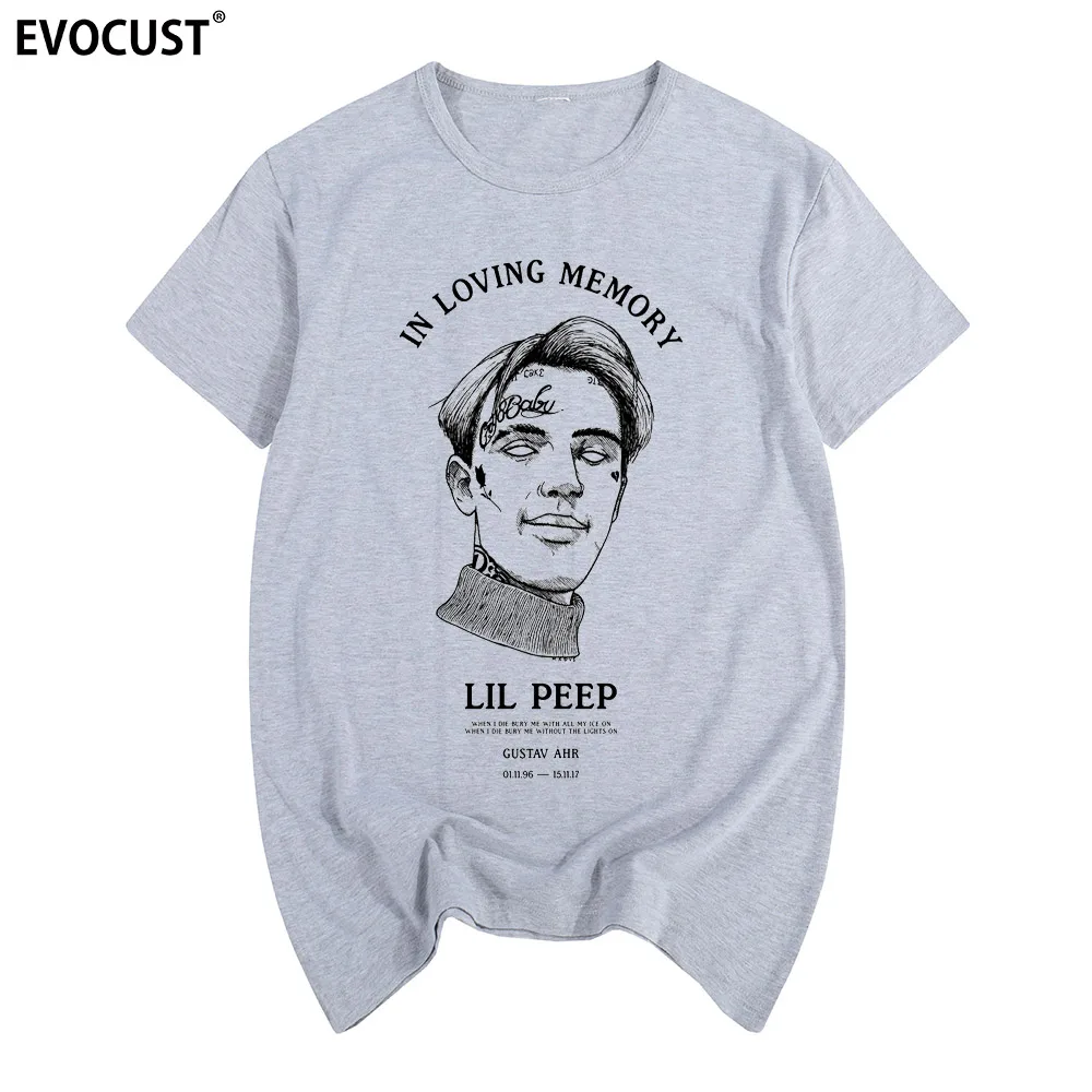 Футболка lil peep R.I.P. с надписью Love memory Music для мужчин и женщин хлопковая Удобная