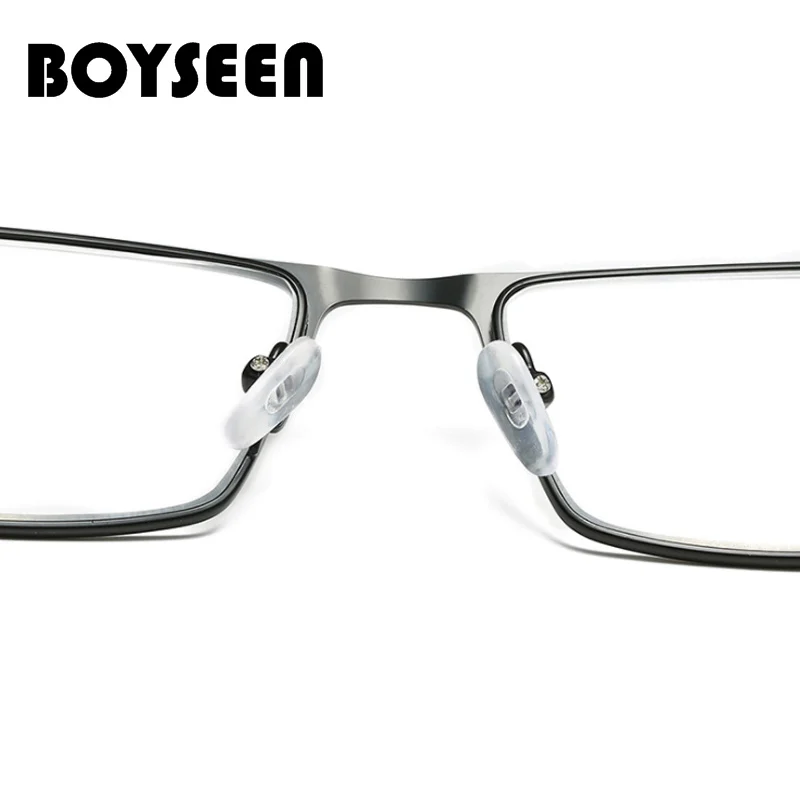 BOYSEEN, мужские очки для чтения из титанового сплава, не сферические, 12 слойные линзы с покрытием, Ретро Бизнес очки по рецепту дальнозоркости