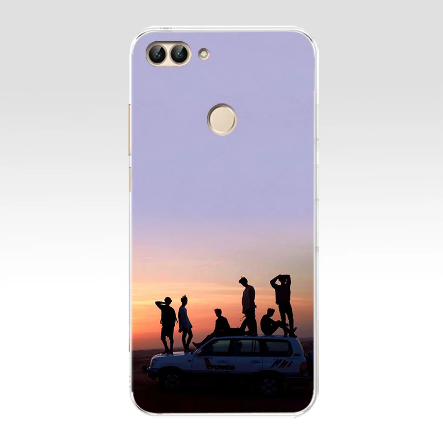 41 F huawei P Smart чехол TPU Мягкий силиконовый прозрачный чехол для телефона huawei P Smart Cover FIG-LX1 Enjoy 7S Чехол - Цвет: 41