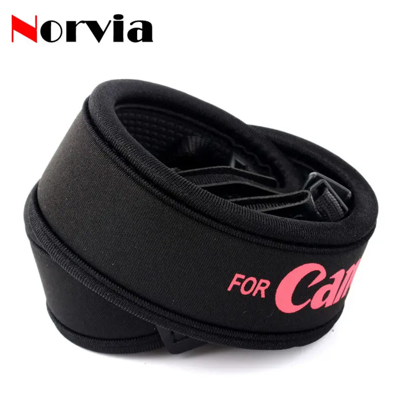 Нескользящий эластичный неопреновый черный ремешок для камеры Canon 700D 600D 60D 70D 550D
