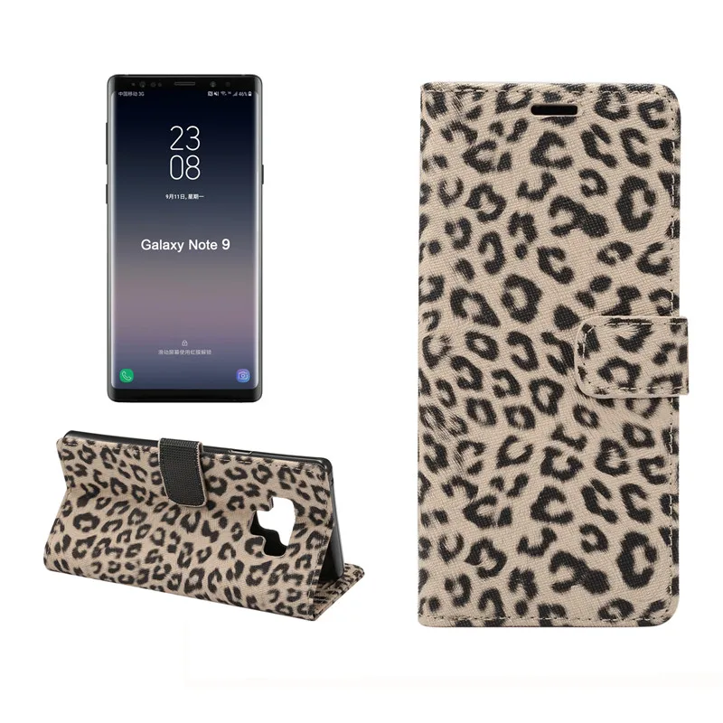 2 Leather Case For Samsung Galaxy Note 9 S9 S9+ Cover For Samsung S8+ NOTE 8 S5 S6 S7 Edge Card Holder Wallet Flip Stand Coque - Цвет: 2
