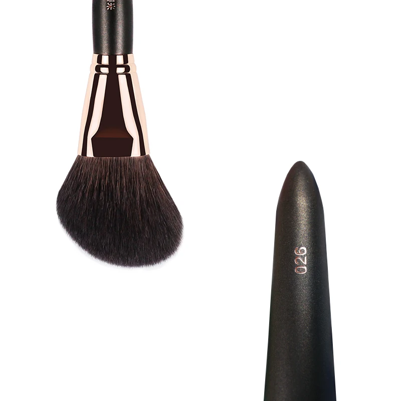 Большая угловая кисть для пудры из козьей шерсти MY delivery Профессиональные кисти