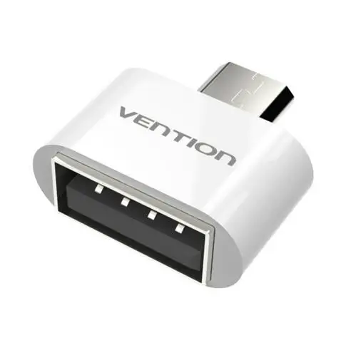 white VENTION Fun mini Micro USB OTG Hug конвертер камера планшет MP3 OTG кабель адаптер для samsung Galaxy S3 S4 sony LG Microusb OTG - Цвет: white
