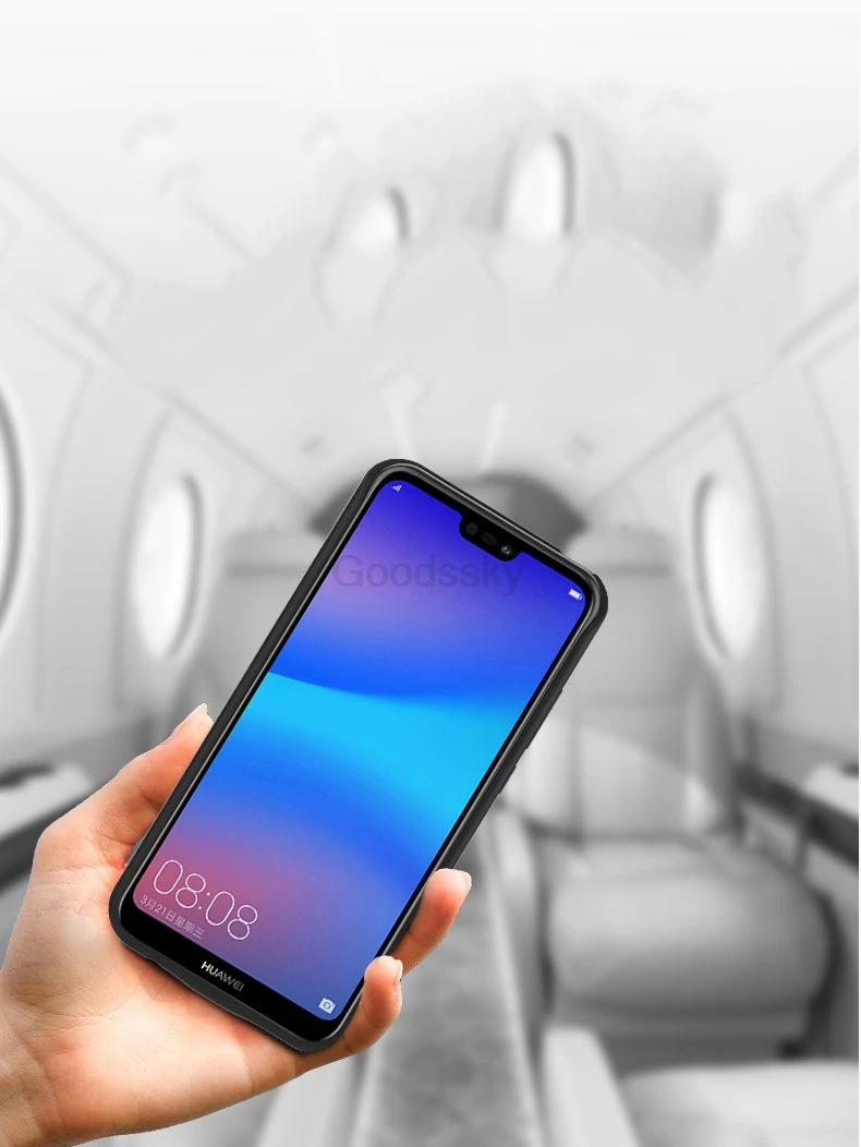 Для huawei Nova 3e, чехол для зарядного устройства, внешний портативный внешний аккумулятор, Жесткий Чехол для Hauwei P20 Lite, чехол для телефона, Капа, 5000 мА/ч