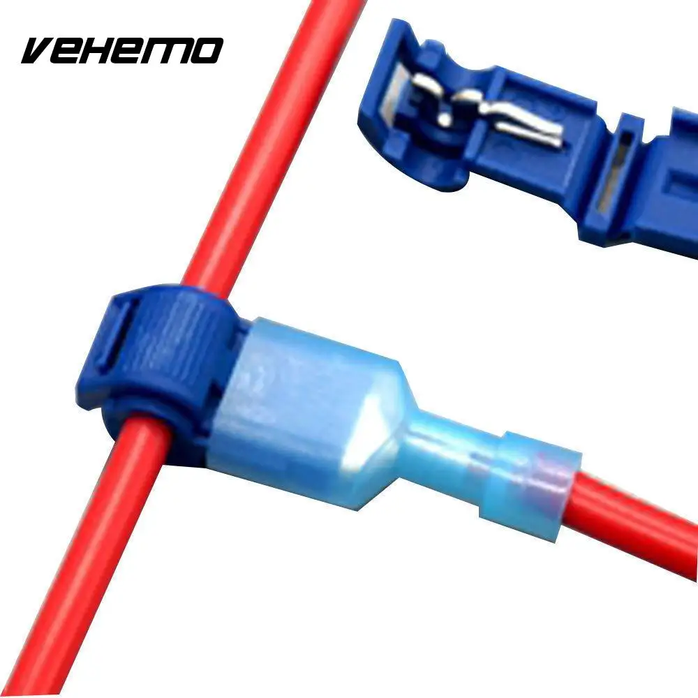 Vehemo быстроразъемный обжимной разъем провода Аксессуары кабельный Премиум