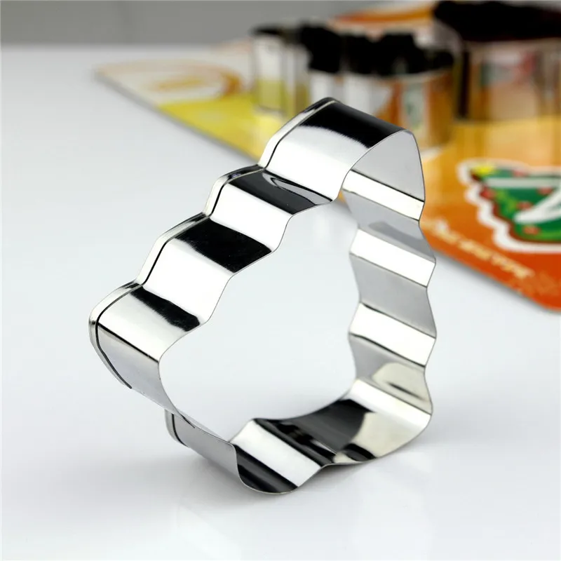 4 шт. Рождество сценарий набор печенья украшения из нержавеющей стали Cookie