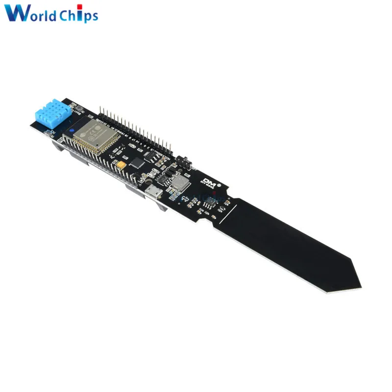 Датчик определения температуры и влажности почвы ESP32 DHT11 CP2104 Wi-Fi Bluetooth модуль