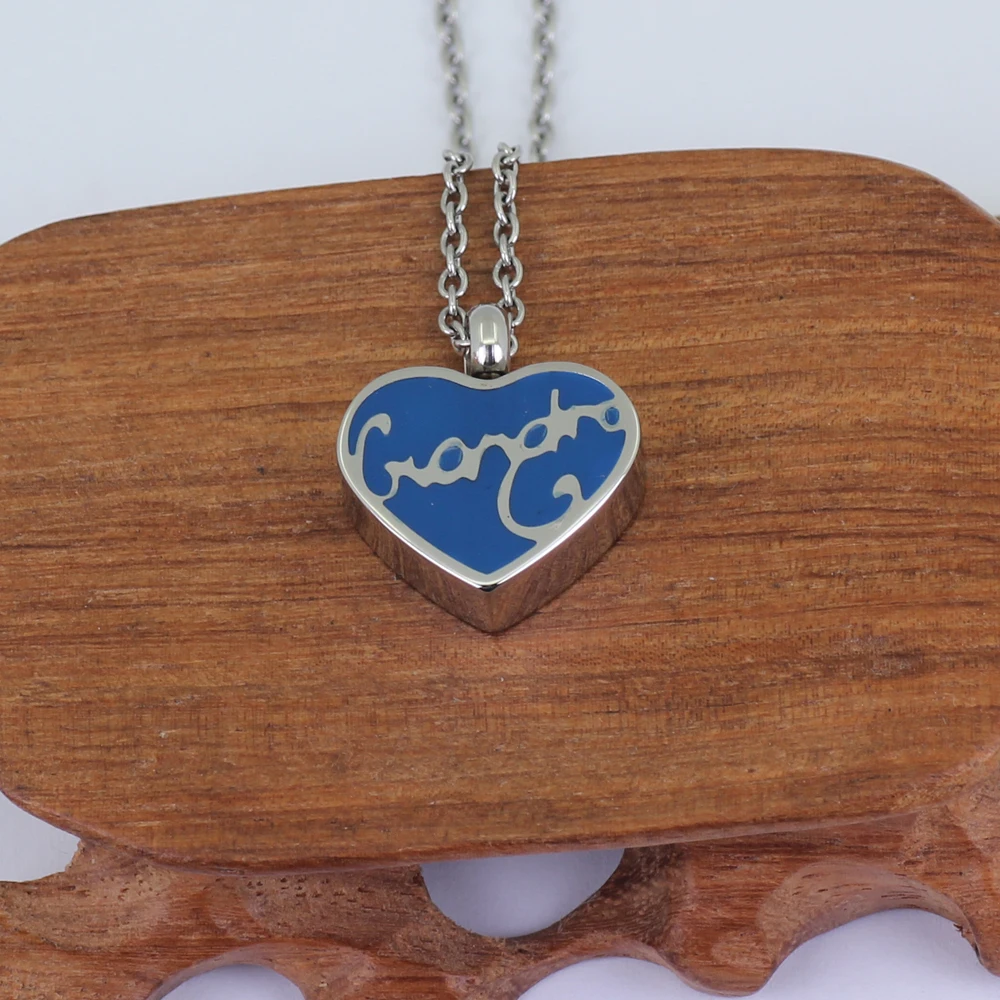 Memorial Jewelry Heart Stainless Steel Cremation Urn P879 | Украшения и аксессуары