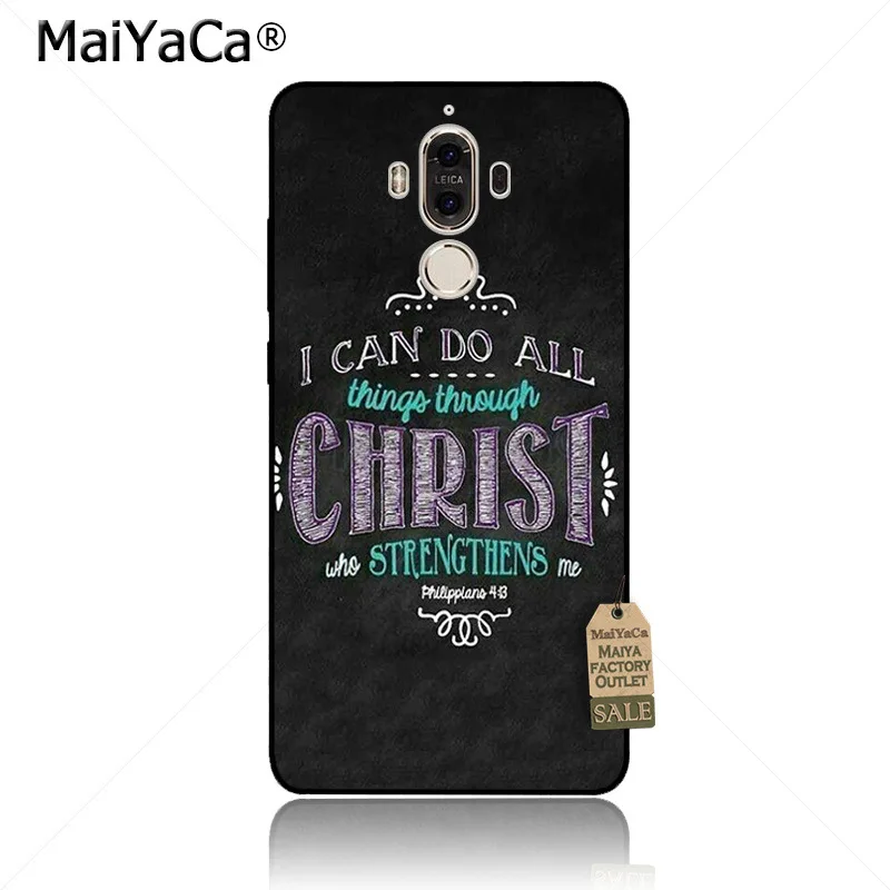 MaiYaCa тексты Библии Филиппины Иисус Христос христианский чехол для телефона Huawei