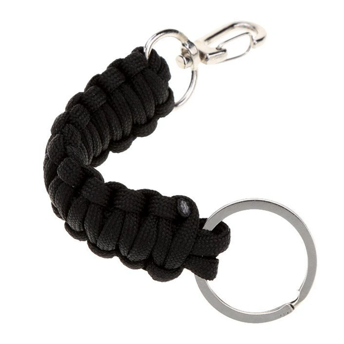 Плетеный парашютный шнур брелок 7 ядер карабин крючок|key chain|key chain hookkey carabiner |