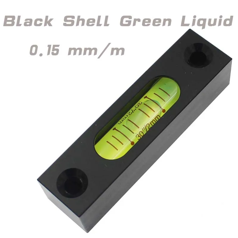 Миниатюрный пузырьковый уровень HACCURY в металлической полосе измерительный