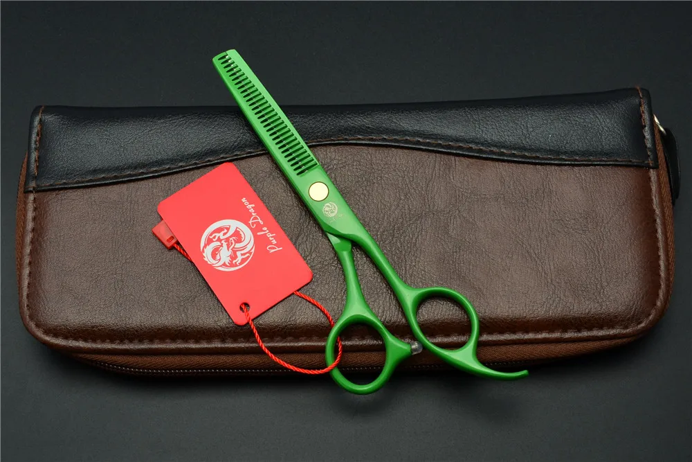 1023Z 5 ''фиолетовый дракон зеленый цвет заводская цена Парикмахерские ножницы