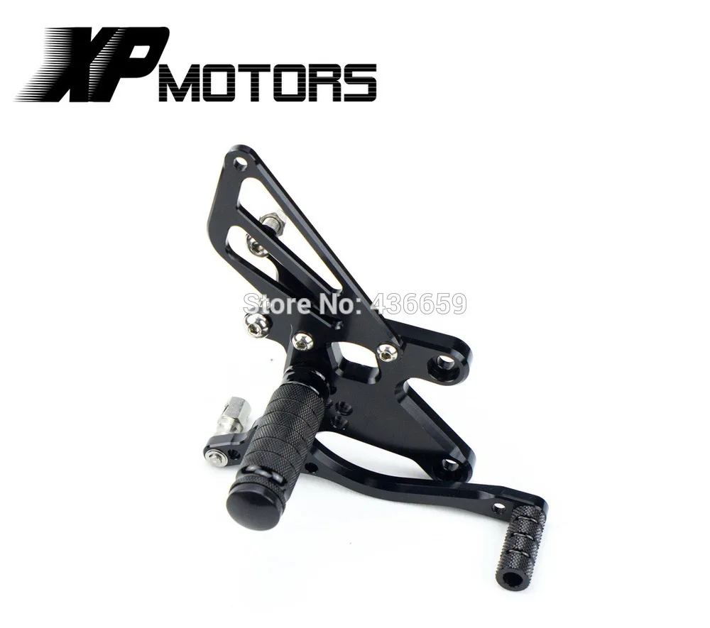 

Race CNC Adjustable Foot Pegs Rear Sets For Kawasaki Ninja 250R EX250 2008 2009 2010 2011 2012 2013 Black
