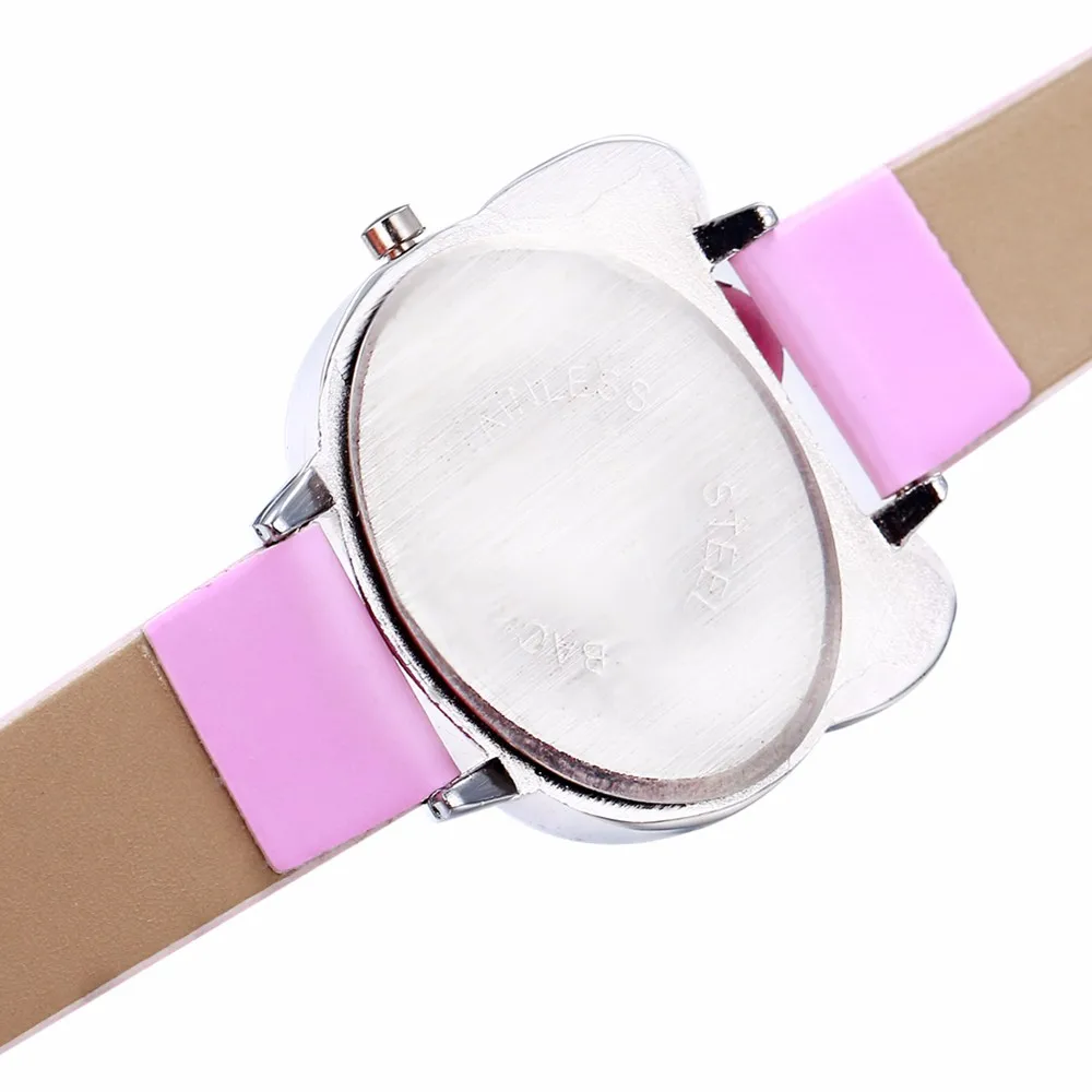 Relogio Feminino Топ Relojes мультфильм детские часы принцесса часы Мода Дети прекрасный розовый кристаллический кварц часы для девочек