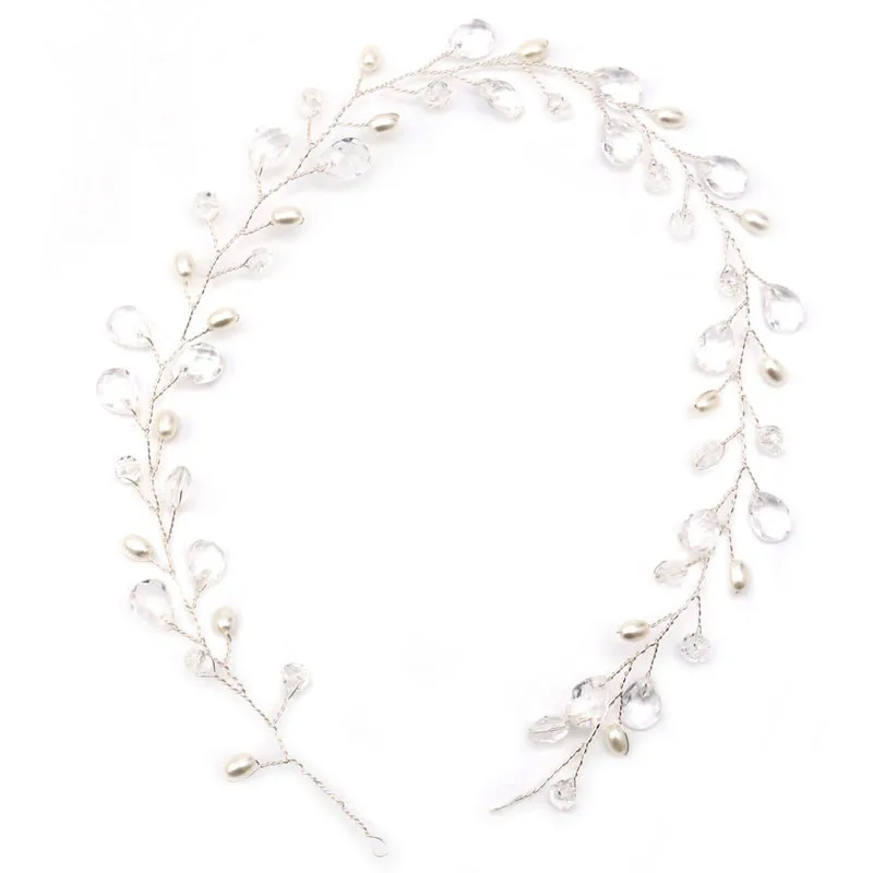 Свадебные украшения CC ободки для волос с кристаллами свадебные аксессуары 100%