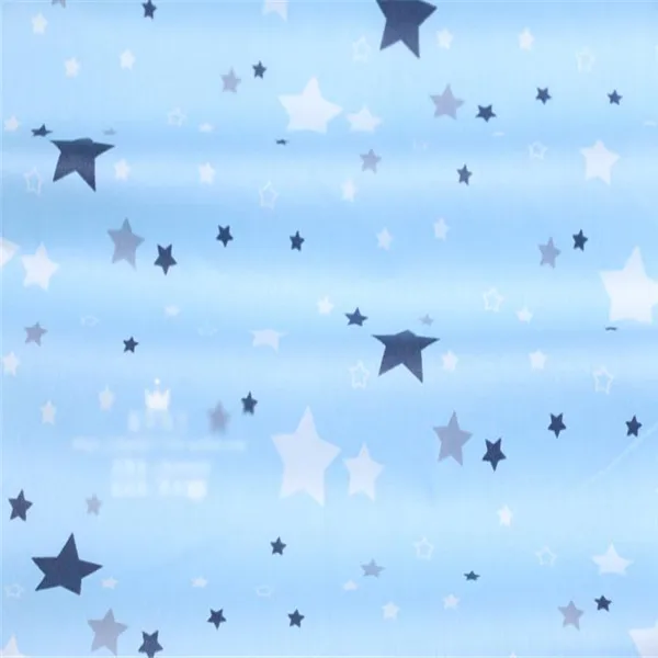 50x50 см саржевая хлопковая ткань для DIY лоскутное шитье подушки детское платье постельные принадлежности украшения материал звезды волна - Цвет: No.30