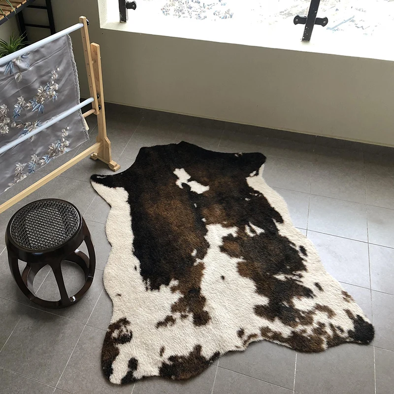 Искусственный ковер с леопардовым принтом Зебра большой размер искусственный из