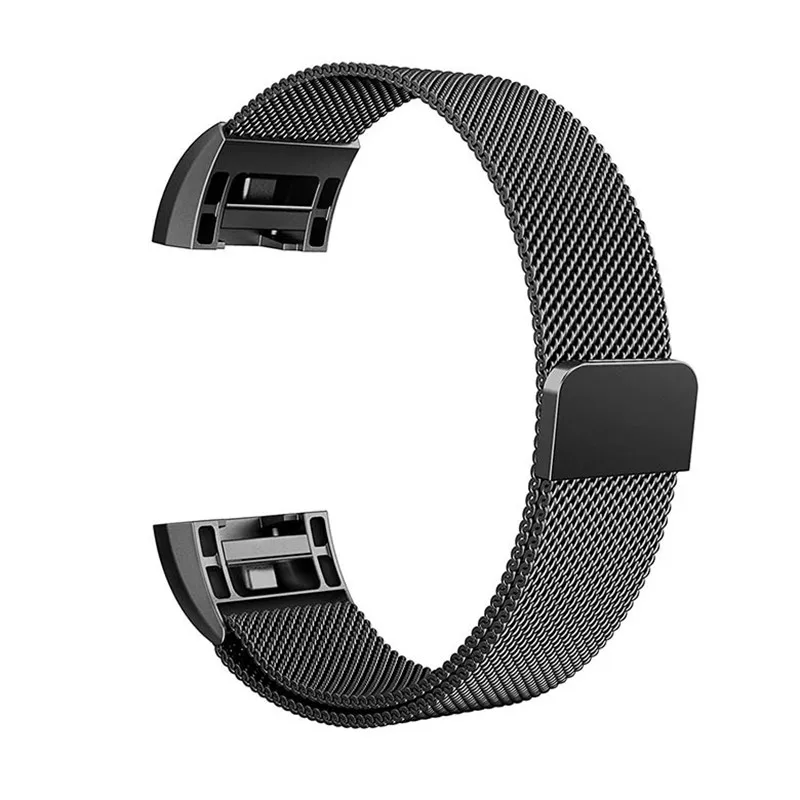 Миланская петля для Fitbit Charge 2 Hr ремешок замена наручный браслет из нержавеющей