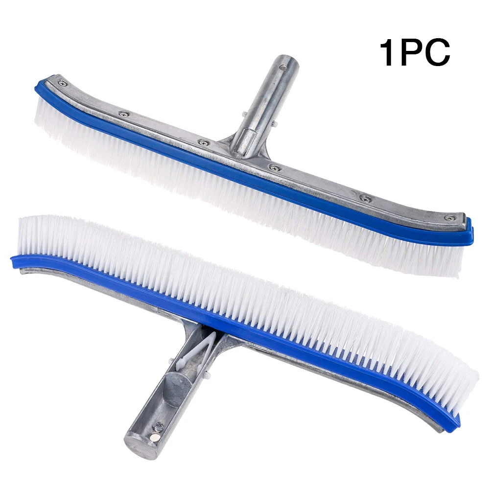 High Density Scrub Moss Remove Aluminum Handle Nylon Hair Wall Powerful Wear Resistant Cleaning Brush Portable Swimming Pool Use | Спорт и