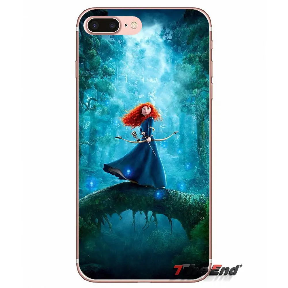 Чехол для iPhone X 4 4S 5 5S 5C SE 6 6S 7 8 Plus Samsung Galaxy J1 J3 J5 J7 A3 A5 2016 2017 Brave Princess Movie Merida Archer|case plus|for