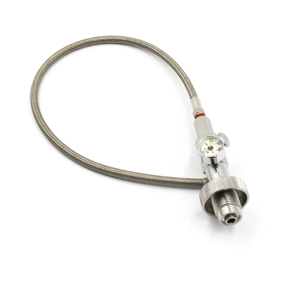 Адаптер QUPB PCP для пейнтбола DIN 300 бар SCBA/резервуар из углеродного волокна с