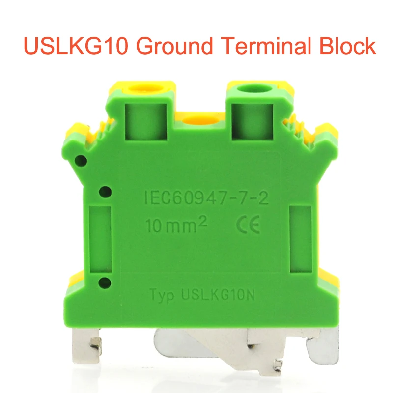 5/10 шт. заземляющие клеммные колодки USLKG10|terminal block|grounding terminal blockgrounding block |