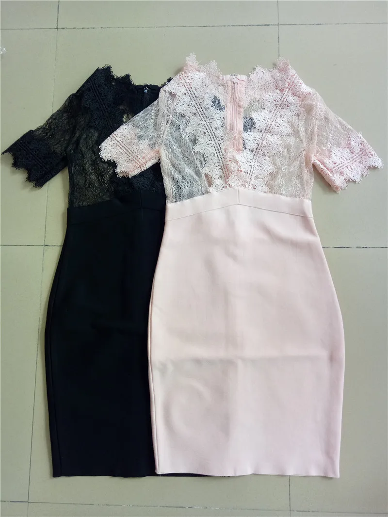 Сексуальное Бандажное облегающее черное платье лето 2017 женские праздничные