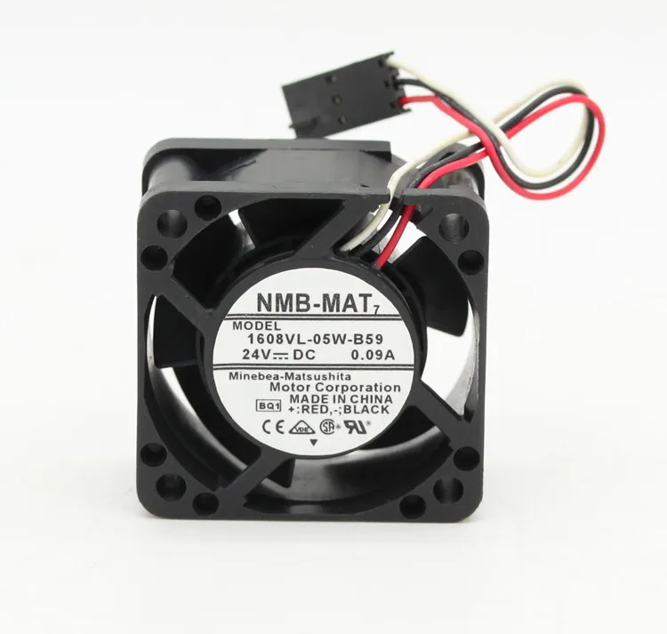 

15pcs/lot waterproof fan For NMB 1608VL-05W-B59 DC 24V 0.09A inverter cooling fan 40mm 40*40*20mm
