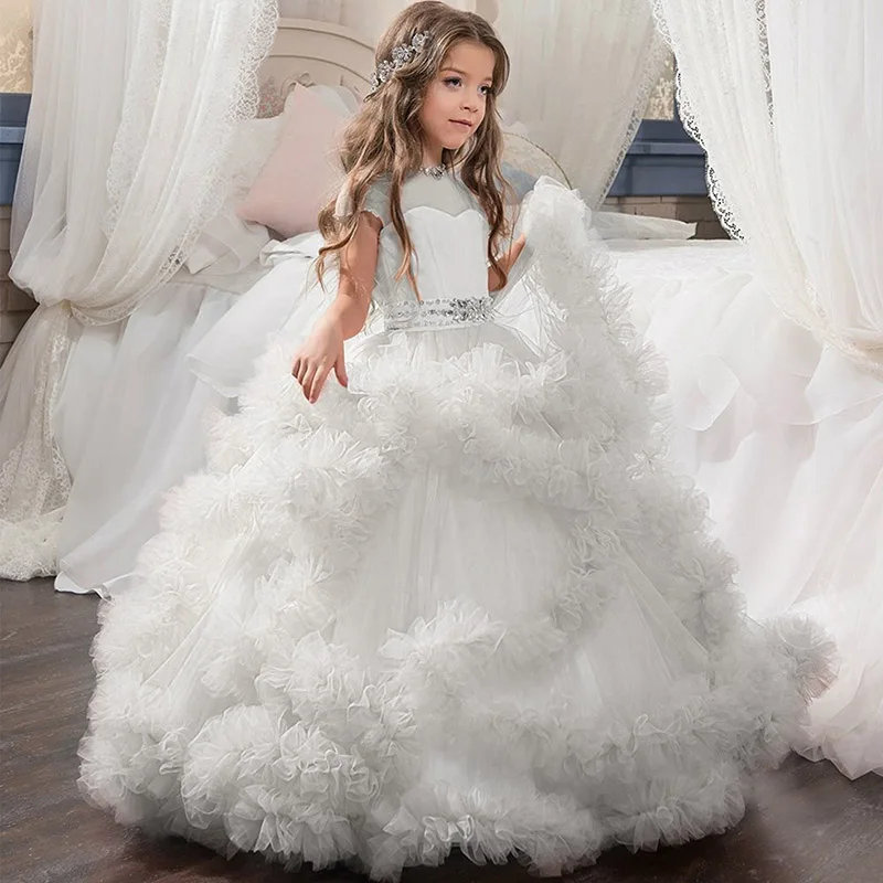 Princess and Children's Wedding Dress Banquet Long Girl's Birthday Party Stage Performance | Свадьбы и торжества