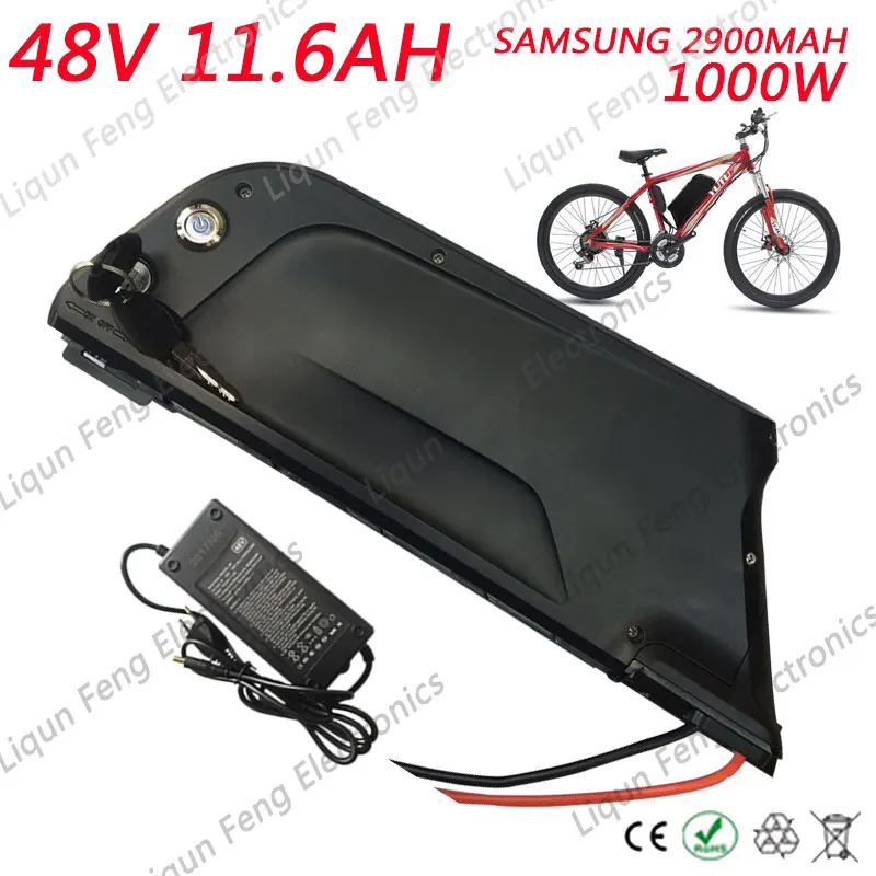 Литий ионный аккумулятор для электровелосипеда 48 В 12 А · ч 1000 Вт|ebike battery|48v 12ahbike 48v |