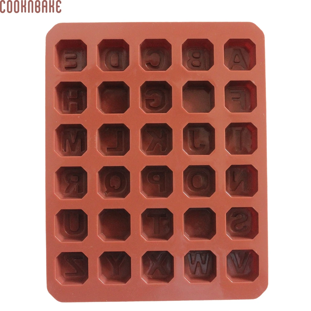 Формы для шоколада COOKNBAKE силиконовая форма конфет jello мастики квадратного