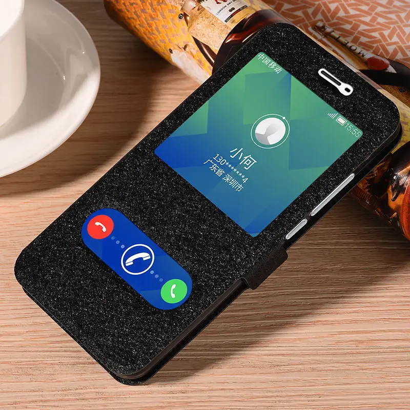 Чехол для Meizu M5 Note M 5 Luxucy откидной из искусственной кожи M5S чехол с двойными окнами