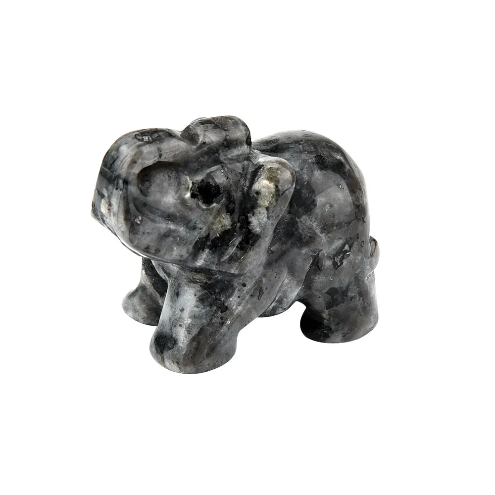 1 шт. резной слон нефрита украшение из драгоценного камня Ремесло Пресс Папье В