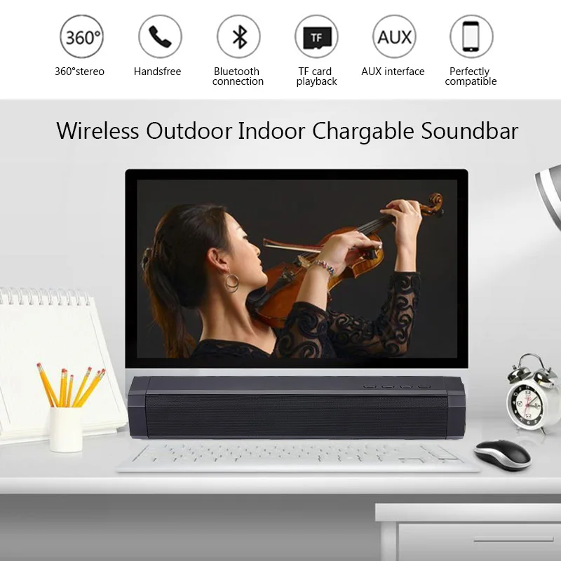 VTIN IP 089 беспроводной Bluetooth 4 1 динамик открытый Крытый аккумуляторная звуковая