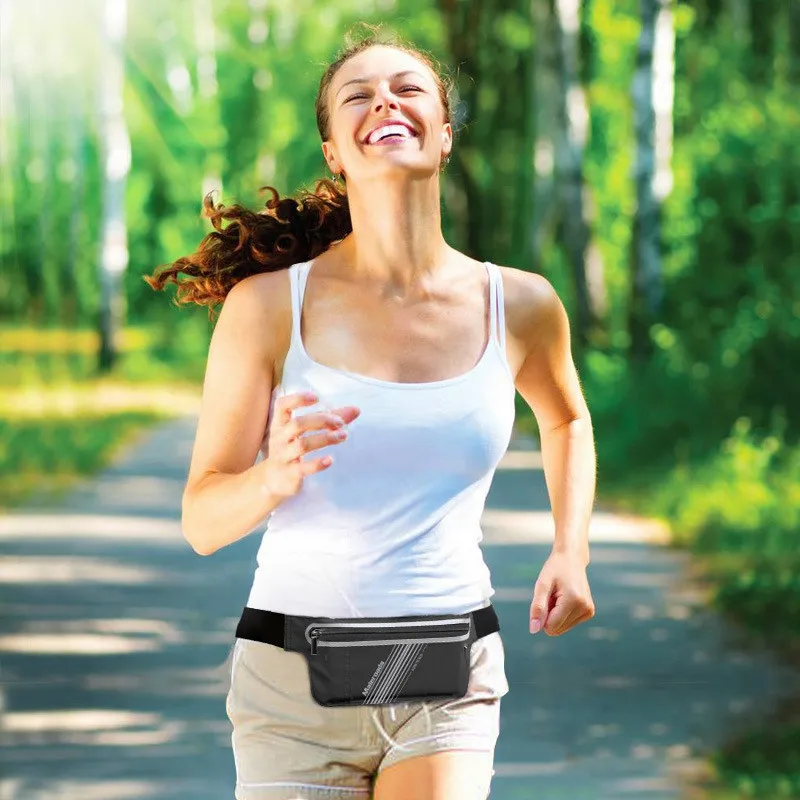 Поясная Сумка Maleroads для бега эластичный пояс Спортивная дышащая сумка легкая