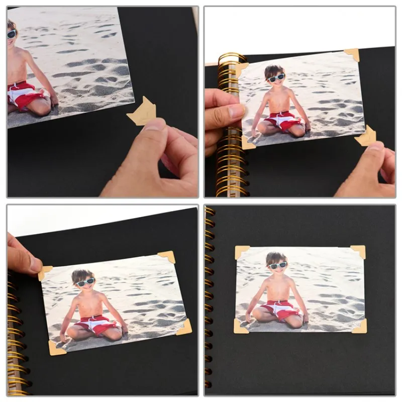 

New Cloth Photo Album Valentines Day Gifts Guest Book Craft Paper Anniversary Travel Memory Scrapbooking camera Photo Album