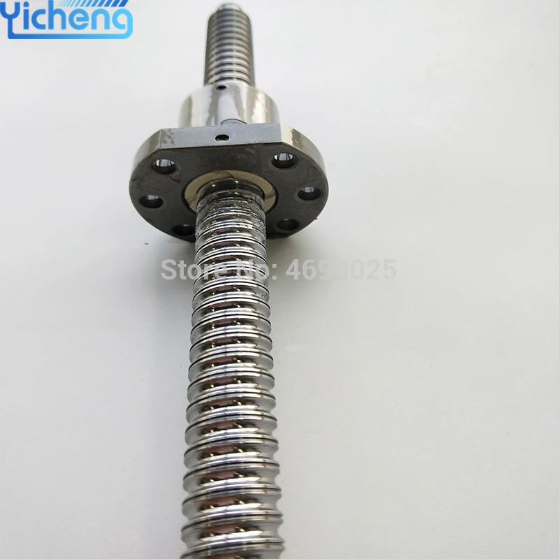 Yicheng CNC фрезерные части SFU1605 400 450 500 600 мм свернутый шариковый винт C7 с шариковым