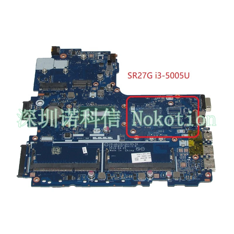 NOKOTION 798495-601 798495-001 798495-501 For HP Probook 450 G2 laptop mothebroard ZPL40 ZPL50 ZPL70 LA-B181P i5-5200U | Компьютеры и