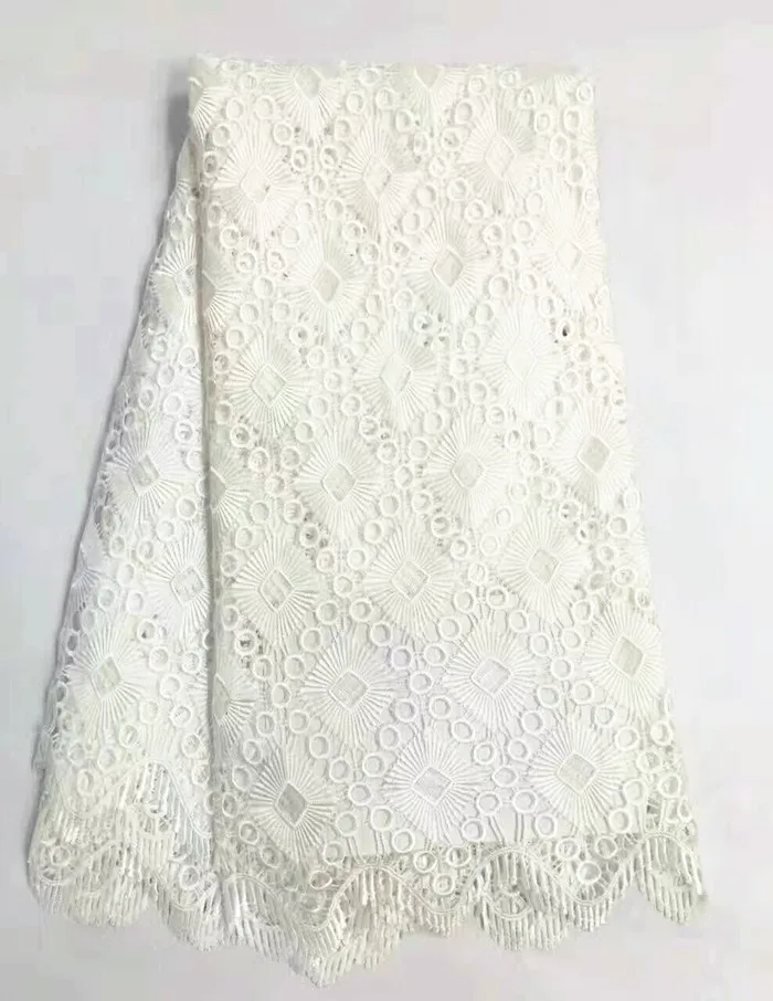 

5 Yards/pc Luxury yellow lattice pattern mesh lace african guipure lace fabric french water soluble lace for clothes RW3-1