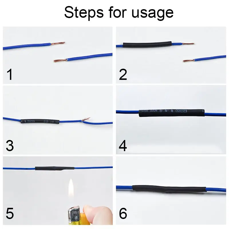 328 шт. термоусадочная трубка усадочная для автомобильного кабеля набор проводов