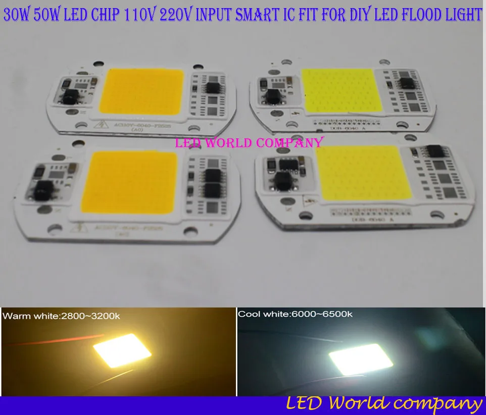 Чип для светодиодной COB лампы 30/50 Вт 220 В|led 50w cob|led white chiplamp lamp |