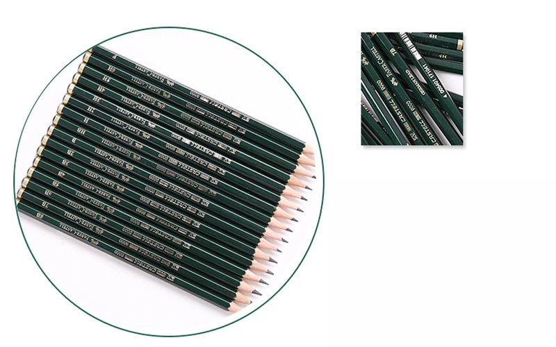 Faber Castell 16 шт. карандаши для эскизов, рисования Стандартные Карандаши 6H-8B для рисования и письма затенение эскиз черный провод товары для рукоделия
