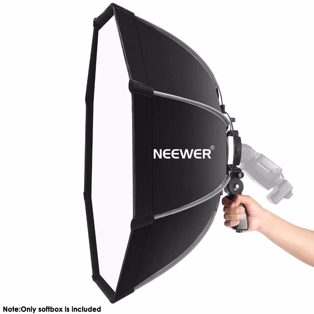 Восьмиугольный софтбокс Neewer 26 дюймов с s-образным кронштейном чехол для Canon Nikon |