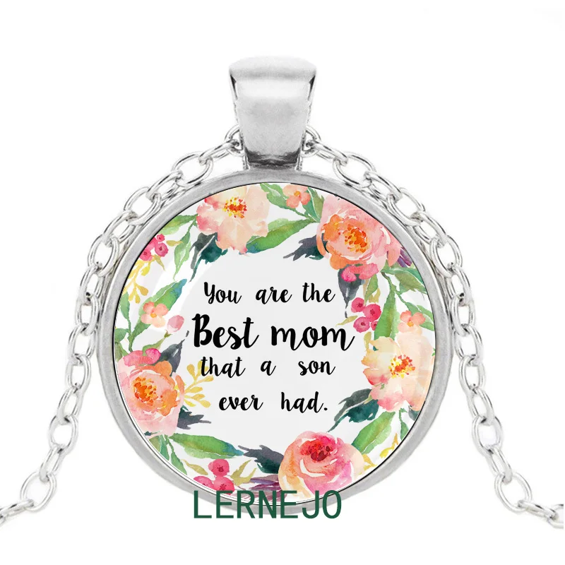 Ожерелье с надписью на День Матери Torque I love you Mom | Украшения и аксессуары
