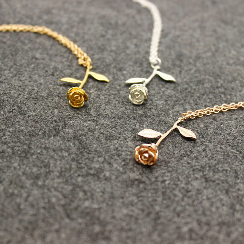 Роскошное Позолоченное колье с подвеской в виде красавицы и чудовища ювелирное