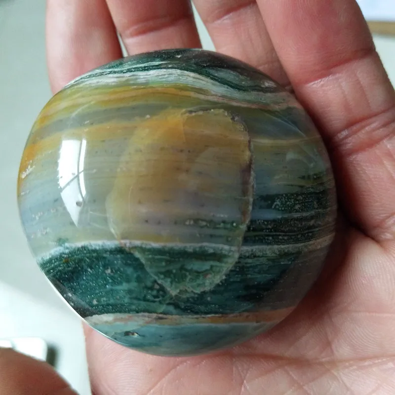 Камни и кристаллы натуральный морской яшма пальмовый камень украшения