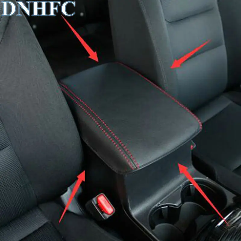 DNHFC Car armrest box holster Artificial Leather 2 color fit For MAZDA CX-5 CX5 KF 2nd Generation 2017 2018 Styling | Автомобили и