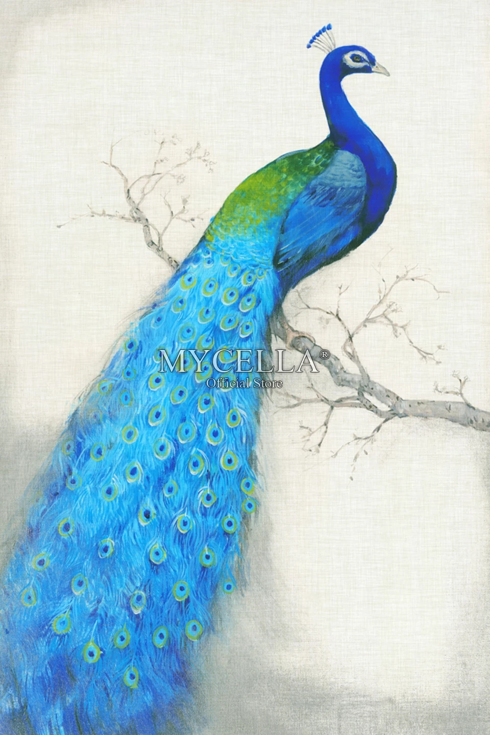 

Peacock 5D DIY Diamond Painting Cross Stitch Animals Needlework Full Round Rhinestone Mosaic Diamond Embroidery Home Decor Gift