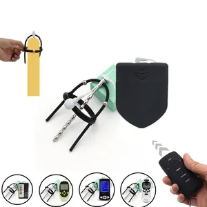 Медицинский электро шок пенис пробка кольцо для увеличения катетер звуки, мужчины Электрический массажер пениса электрическая стимуляция Секс-игрушки